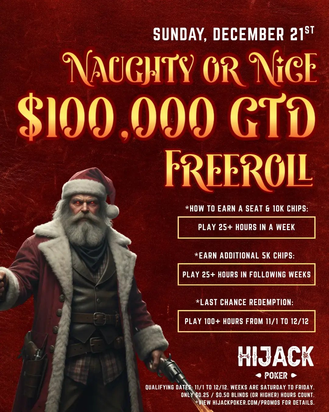 Hijack's 100k freeroll Hijack's 100k freeroll