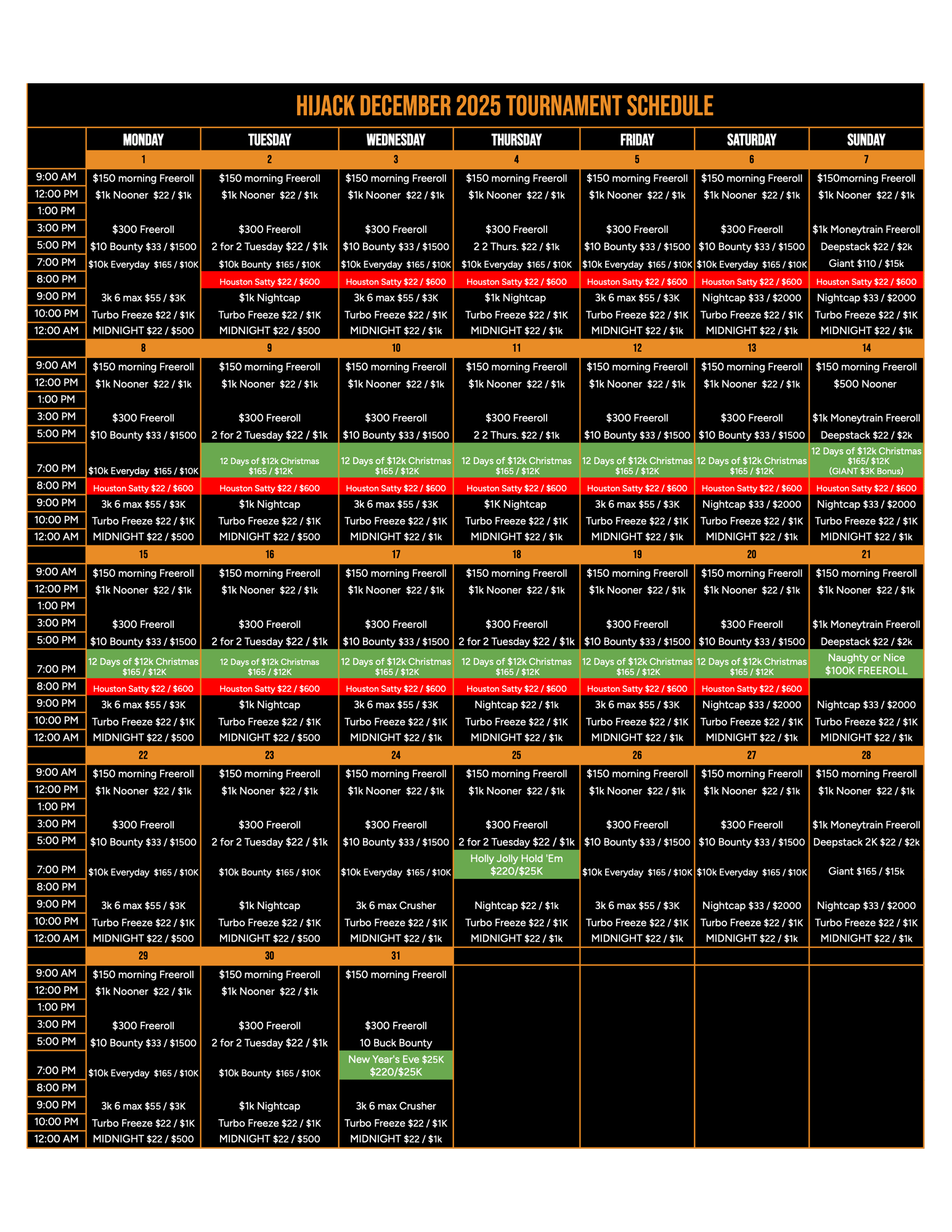 Hijack DEC Tournament Schedule (EXTERNAL) v3 dec 3 2025