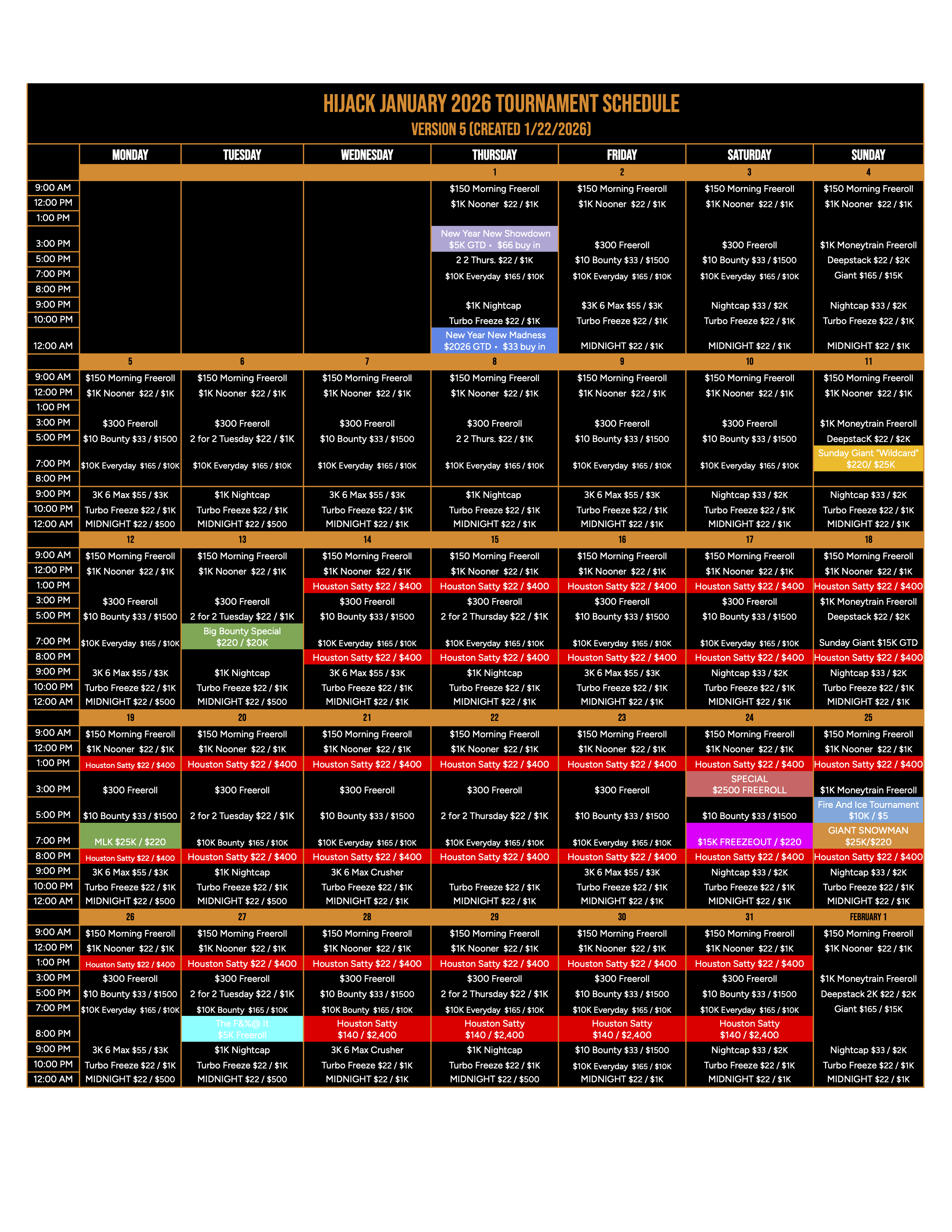 Hijack Jan 2026 Tournament Schedule (EXTERNAL) - Google Sheets-1