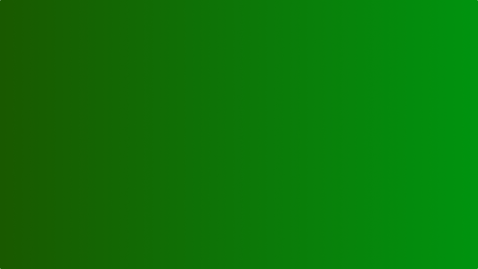 green gradient background